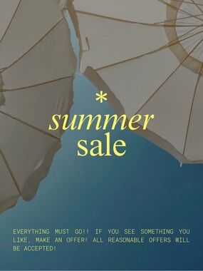 Summer Sale!